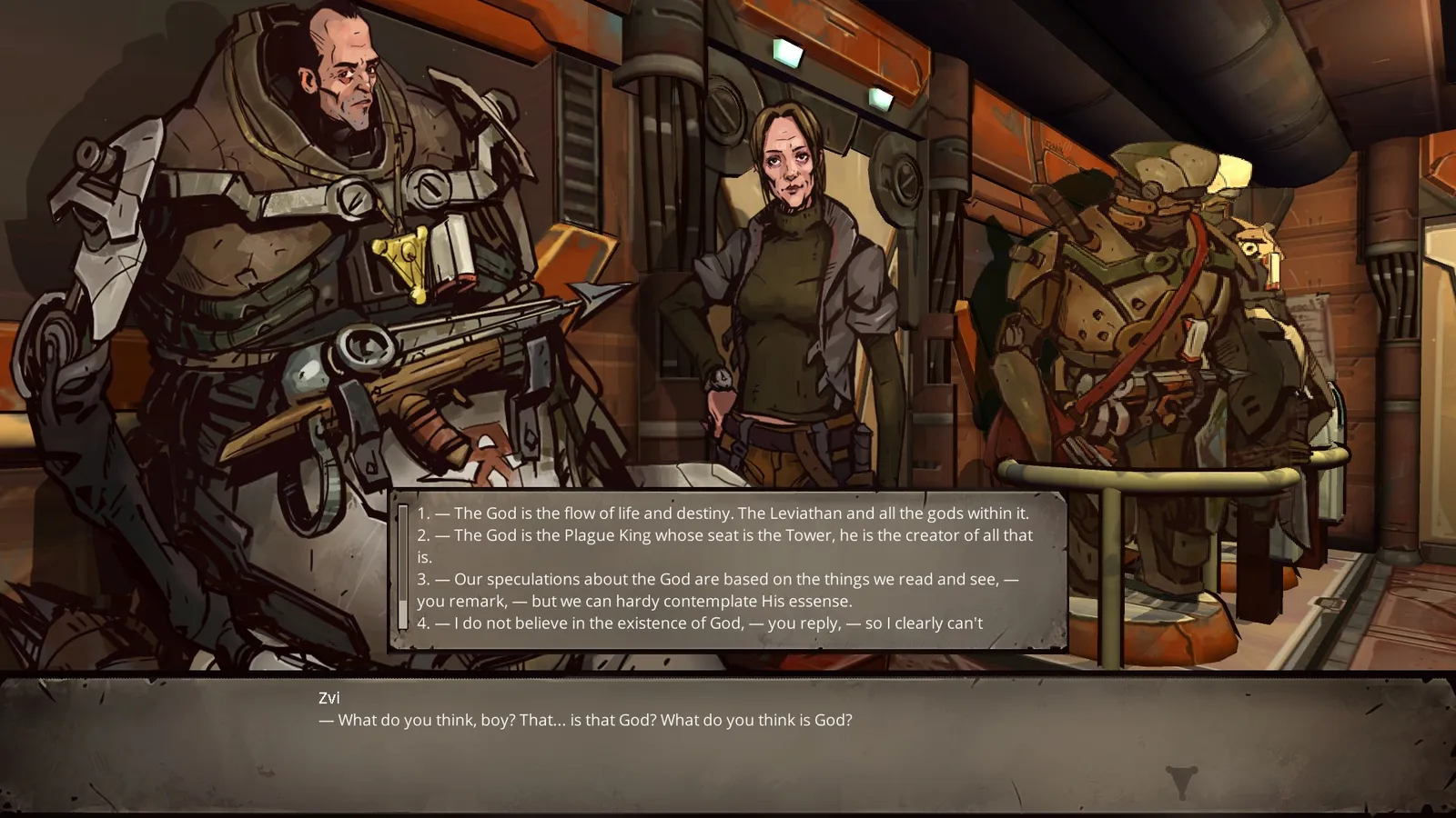Leviathan: The Cargo · Zvi and Monica